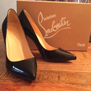 Christian Louboutin Pigalle 100 patent calf